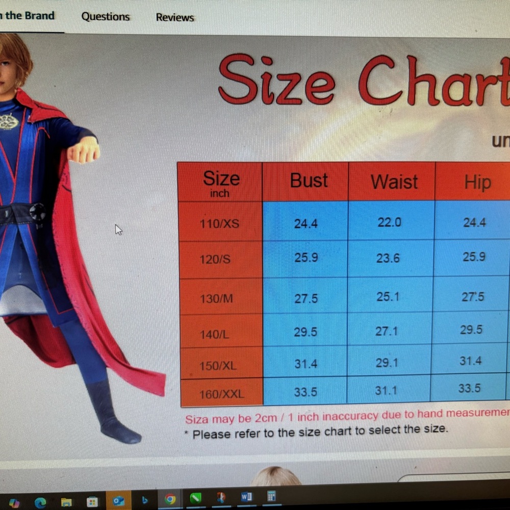 Dr Strange Costume for kids size Medium - Picture 4 of 9